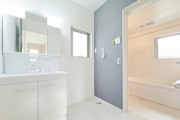 相模原市中央区宮下本町3丁目の新築戸建て2の洗濯機置場の写真