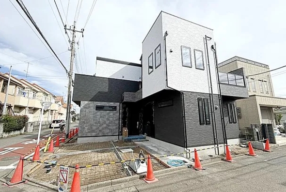 相模原市中央区高根2丁目の新築戸建ての外観の写真