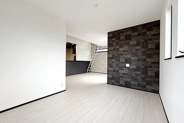 相模原市中央区高根2丁目の新築戸建てのリビングの写真