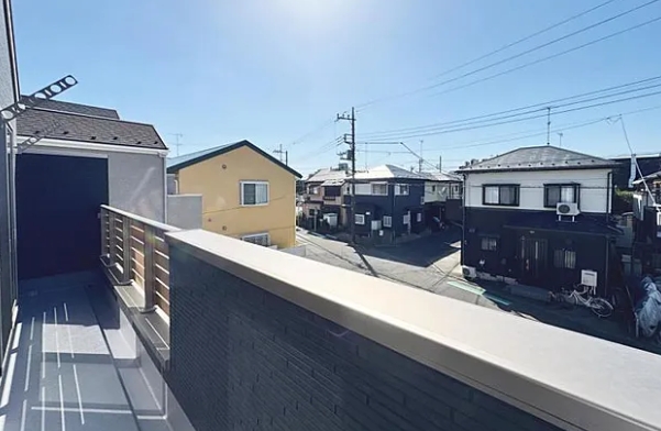 相模原市南区麻溝台8丁目の新築戸建て1のバルコニーの写真
