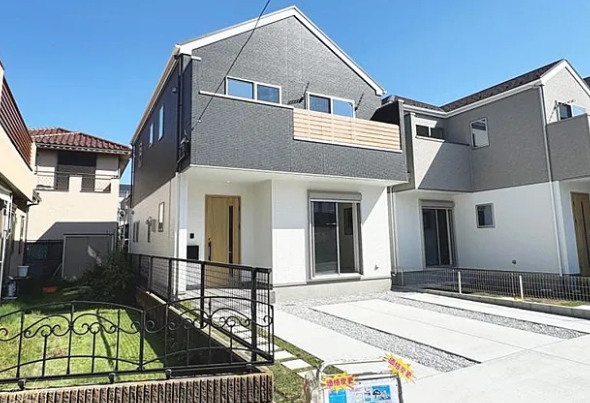 相模原市南区麻溝台8丁目の新築戸建て1の外観の写真