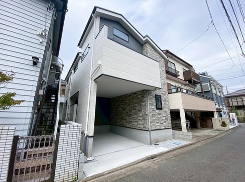 相模原市南区古淵5丁目の新築戸建ての外観の写真