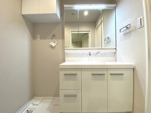 八王子市八王子南町の中古マンションの洗面化粧台の写真