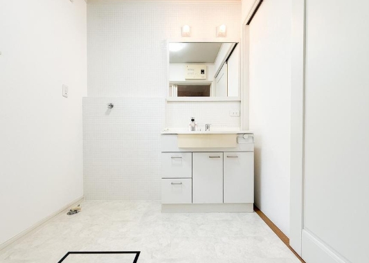 八王子市元八王子町2丁目の中古戸建ての洗面化粧台の写真