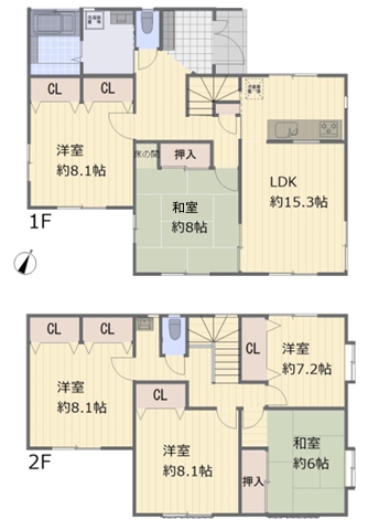 八王子市南陽台1丁目の中古戸建ての外観の写真