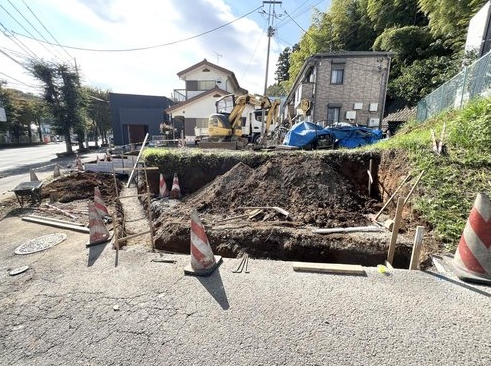 八王子市寺田町の土地の外観の写真