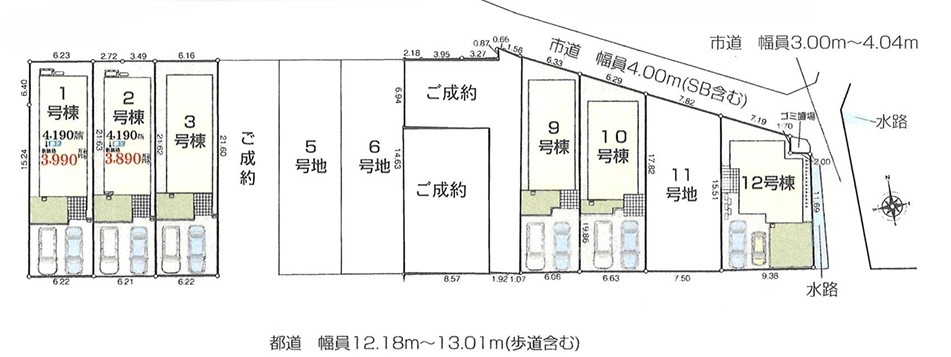 町田市相原町新築戸建て10号棟の区画図の写真