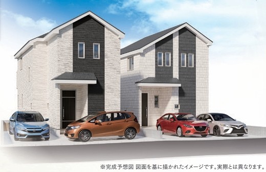 町田市本町田の新築戸建てB号棟の外観の写真