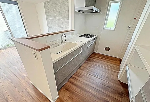 町田市本町田の新築戸建て1号棟のキッチンの写真