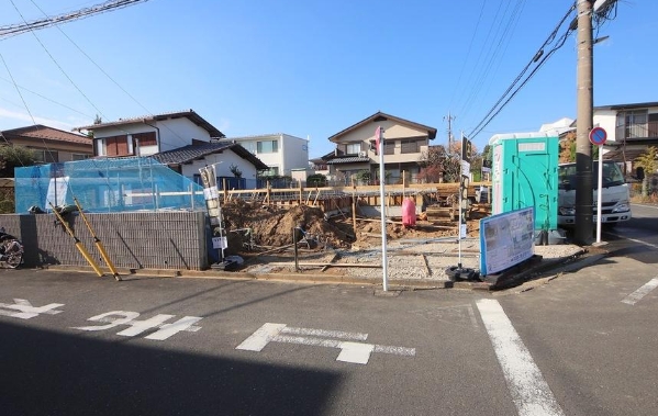 町田市能ヶ谷7丁目の新築戸建ての外観の写真