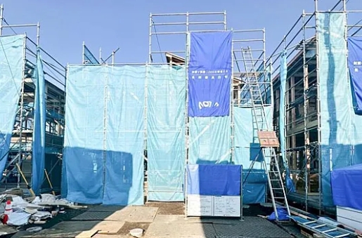 町田市木曽西3丁目の新築戸建て3号棟の外観の写真