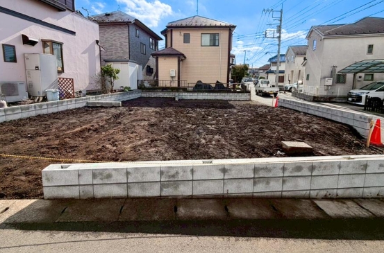 町田市高ヶ坂4丁目の新築戸建ての外観の写真