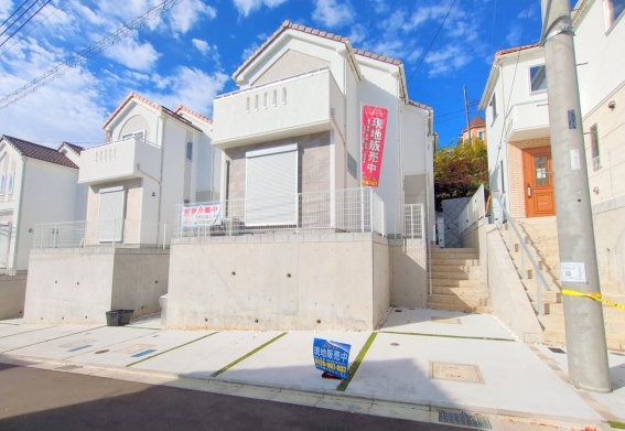 町田市野津田町の新築戸建て4号棟の外観の写真