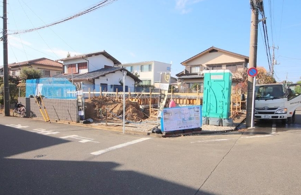 町田市能ヶ谷7丁目の新築戸建ての外観の写真