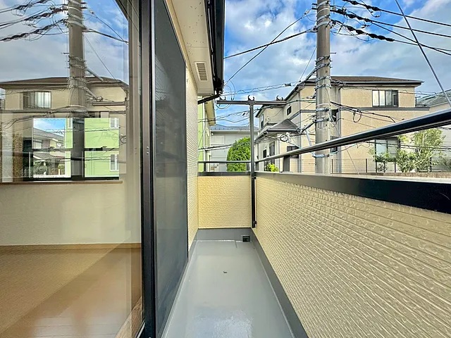 町田市小山町の中古戸建てのバルコニーの写真