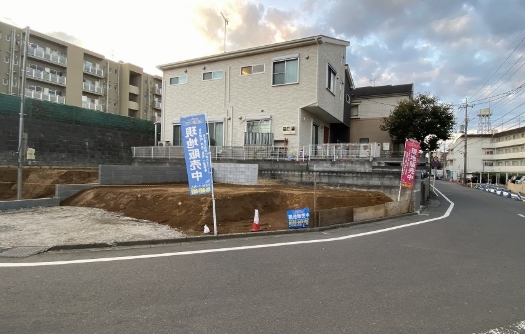 町田市忠生2丁目の新築戸建て1号棟の外観の写真