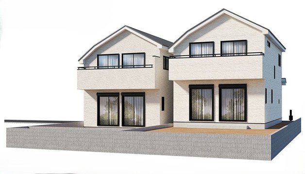 町田市鶴川4丁目の新築戸建てB号棟の外観の写真