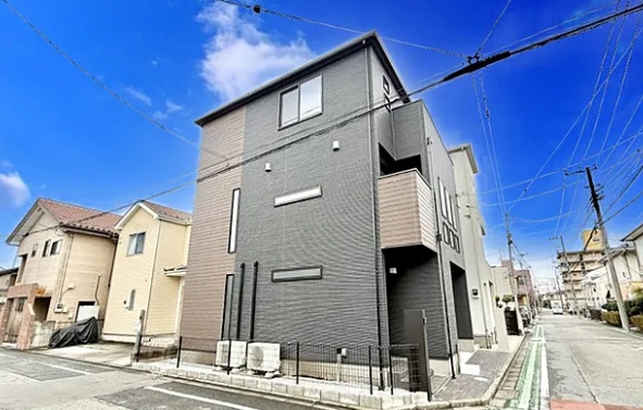 相模原市中央区相生3丁目の新築戸建て1号棟の外観の写真