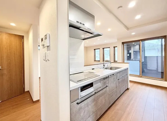 相模原市中央区相生3丁目の新築戸建て1号棟のキッチンの写真