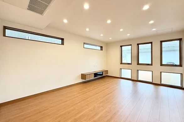 相模原市中央区相生3丁目の新築戸建て1号棟のリビングの写真