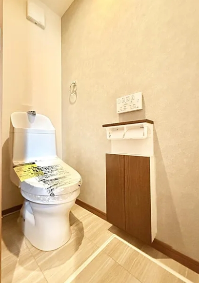 相模原市中央区相生3丁目の新築戸建て1号棟のトイレ1Fの写真