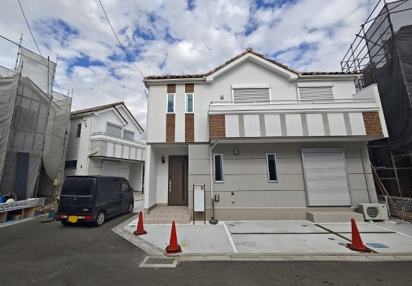 相模原市中央区上溝4丁目の新築戸建て3号棟の外観の写真