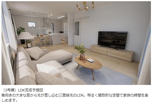 相模原市中央区中央3丁目の新築戸建て3号棟の設備の写真