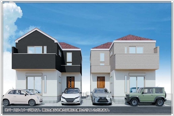 相模原市中央区光が丘2丁目の新築戸建て1号棟の外観の写真