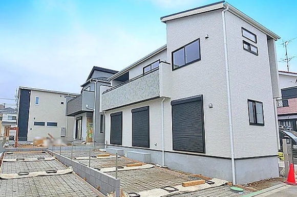 相模原市中央区淵野辺本町1丁目の新築戸建て1号棟の外観の写真