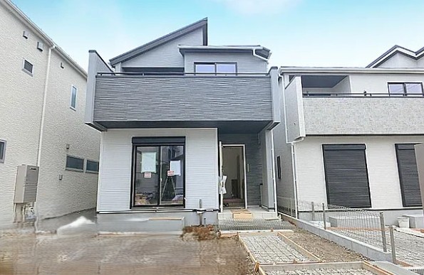 相模原市中央区淵野辺本町1丁目の新築戸建て2号棟の外観の写真