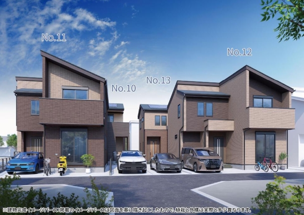 相模原市中央区淵野辺本町3丁目の新築戸建て12号棟の外観の写真