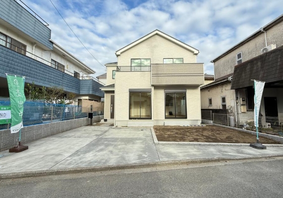 相模原市中央区上溝の新築戸建ての外観の写真