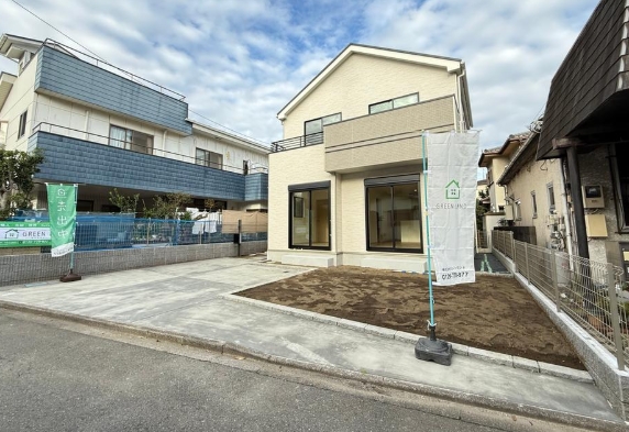 相模原市中央区上溝の新築戸建ての外観の写真