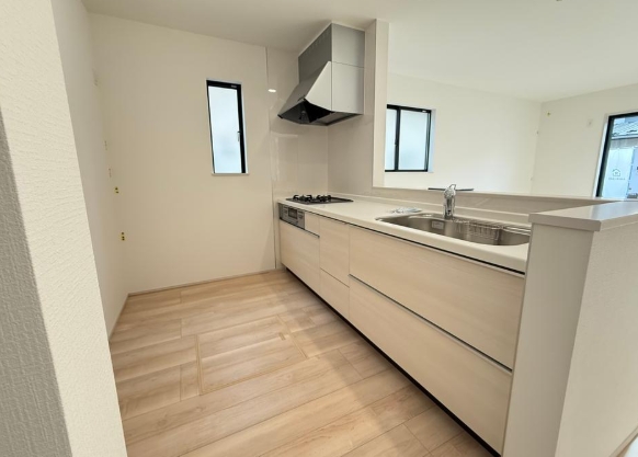 相模原市中央区上溝の新築戸建てのキッチンの写真