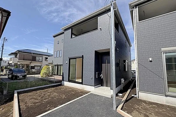 相模原市中央区上溝の新築戸建て2号棟の外観の写真