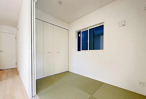 相模原市中央区上溝の新築戸建て2号棟の和室の写真