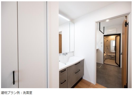 相模原市中央区上溝2丁目の土地6区画の洗面化粧台の写真