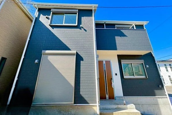 相模原市中央区共和3丁目の新築戸建て1号棟の外観の写真