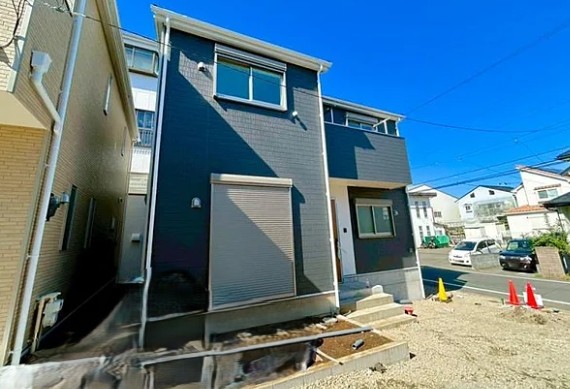 相模原市中央区共和3丁目の新築戸建て1号棟の外観の写真