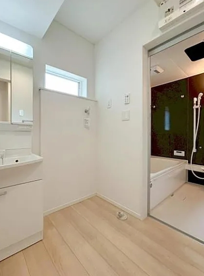 相模原市中央区共和3丁目の新築戸建て1号棟の洗濯機置場の写真