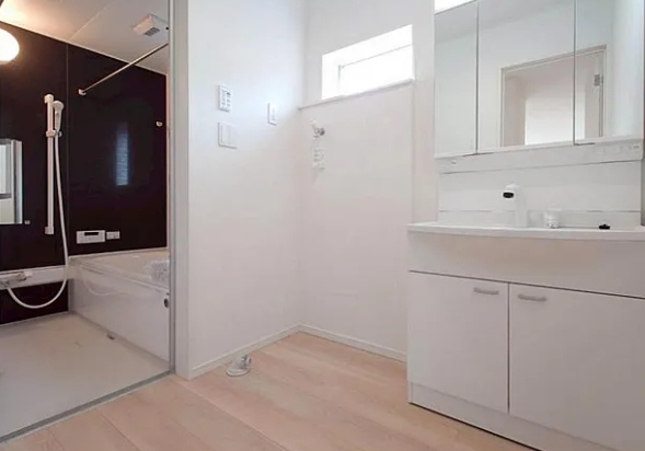 相模原市中央区共和3丁目の新築戸建て10号棟の洗濯機置場の写真