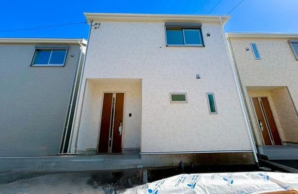 相模原市中央区共和3丁目の新築戸建て3号棟の外観の写真