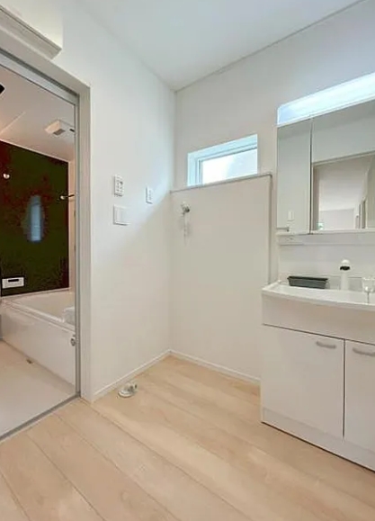 相模原市中央区共和3丁目の新築戸建て3号棟の洗濯機置場の写真