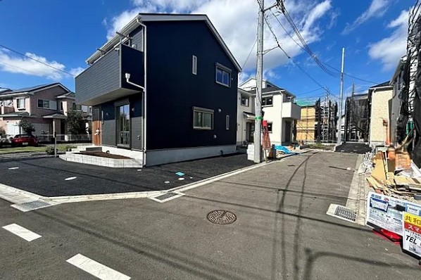 相模原市中央区共和3丁目の新築戸建て5号棟の外観の写真