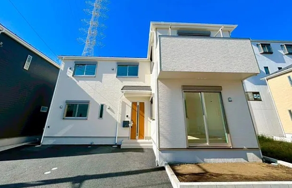 相模原市中央区共和3丁目の新築戸建て6号棟の外観の写真