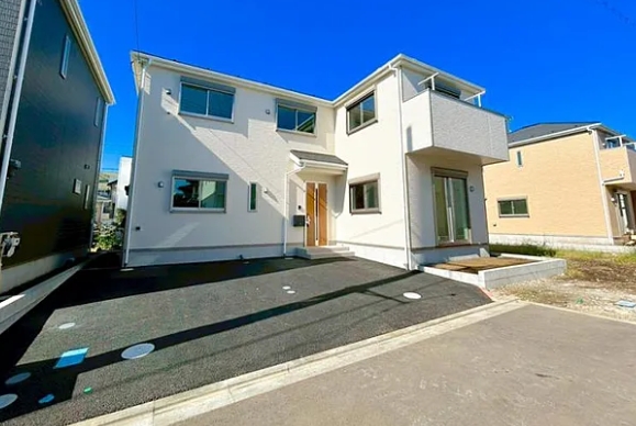 相模原市中央区共和3丁目の新築戸建て6号棟の外観の写真