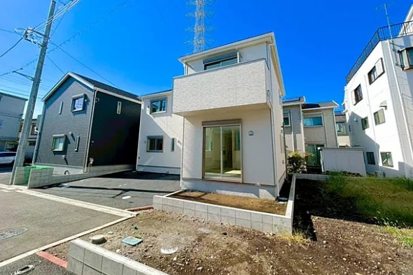 相模原市中央区共和3丁目の新築戸建て6号棟の外観の写真