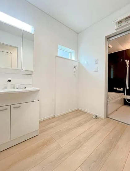 相模原市中央区共和3丁目の新築戸建て6号棟の洗濯機置場の写真