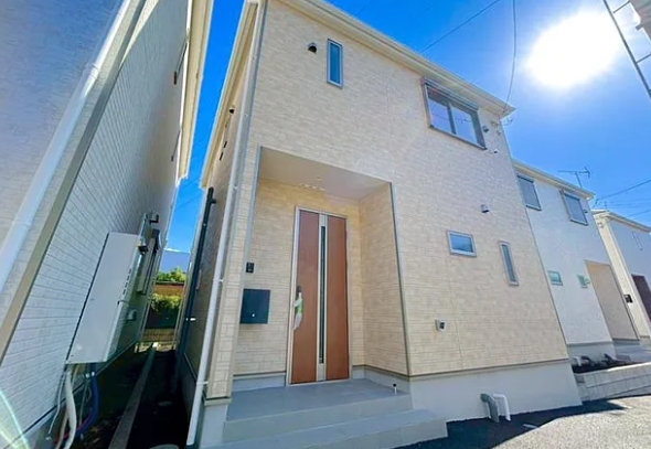 相模原市中央区共和3丁目の新築戸建て8号棟の外観の写真