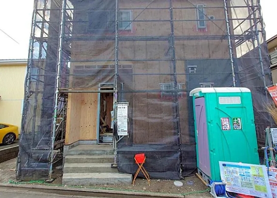 相模原市中央区田名の新築戸建て1号棟の外観の写真